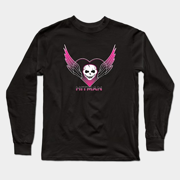 Bret Hitman Hart  WWE Great Long Sleeve T-Shirt by WikiDikoShop